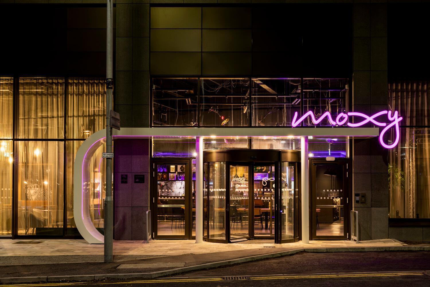 Moxy Glasgow Sec Exteriör bild